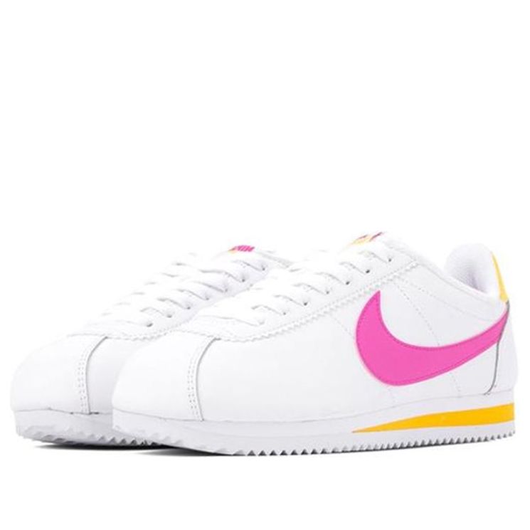 (WMNS) Nike Classic Cortez Leather 'Spring Pack - Fuchsia' 807471-112