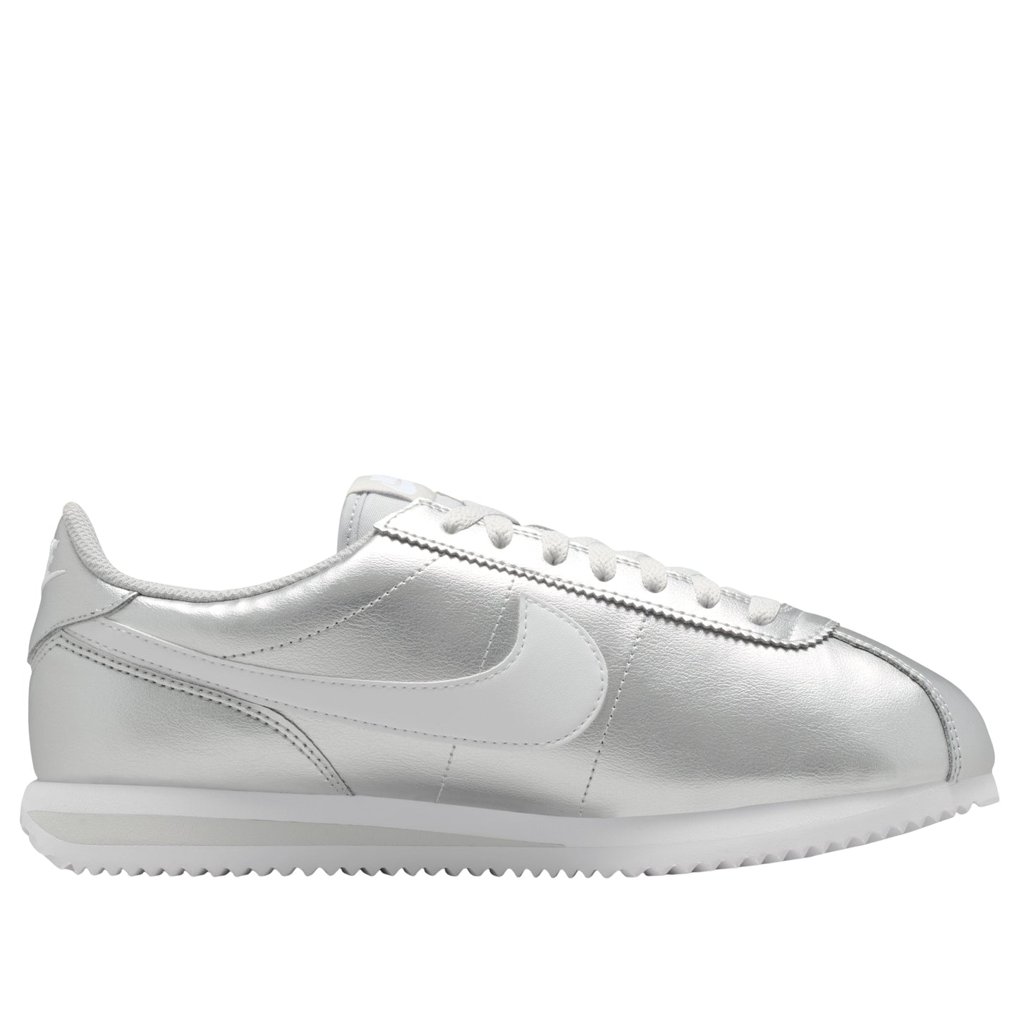 (WMNS) Nike Cortez 'Metallic Silver Grey Fog White' IR0042-001