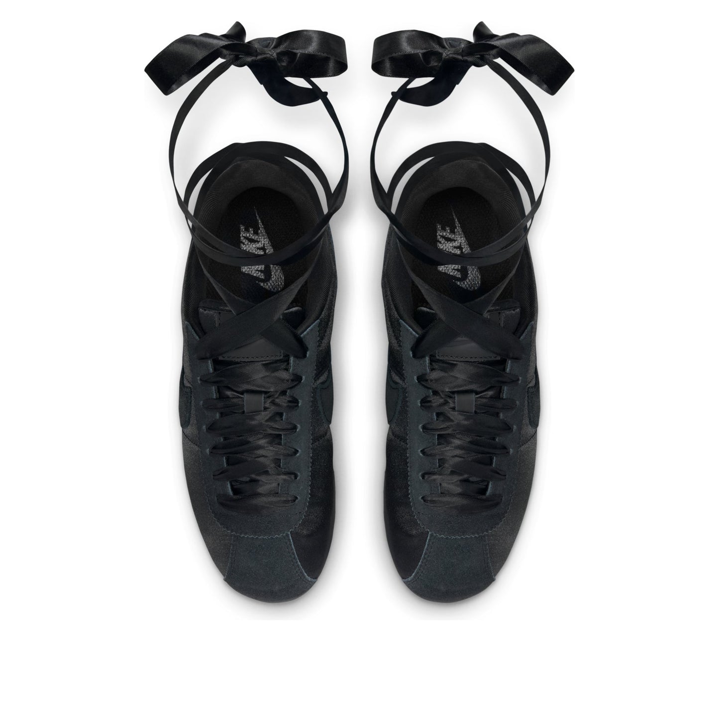 (WMNS) Nike Cortez Textile Satin 'Triple Black' FV5420-002
