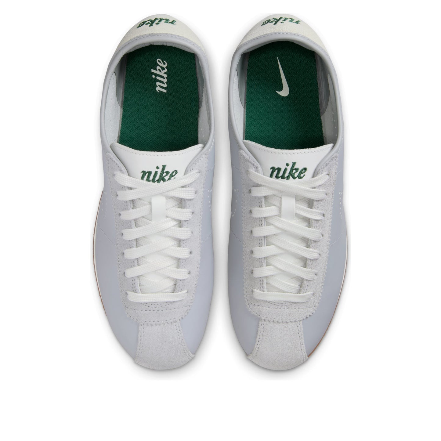 (WMNS) Nike Cortez Leather 'Wolf Grey Summit White Green Gum' HQ1841-001