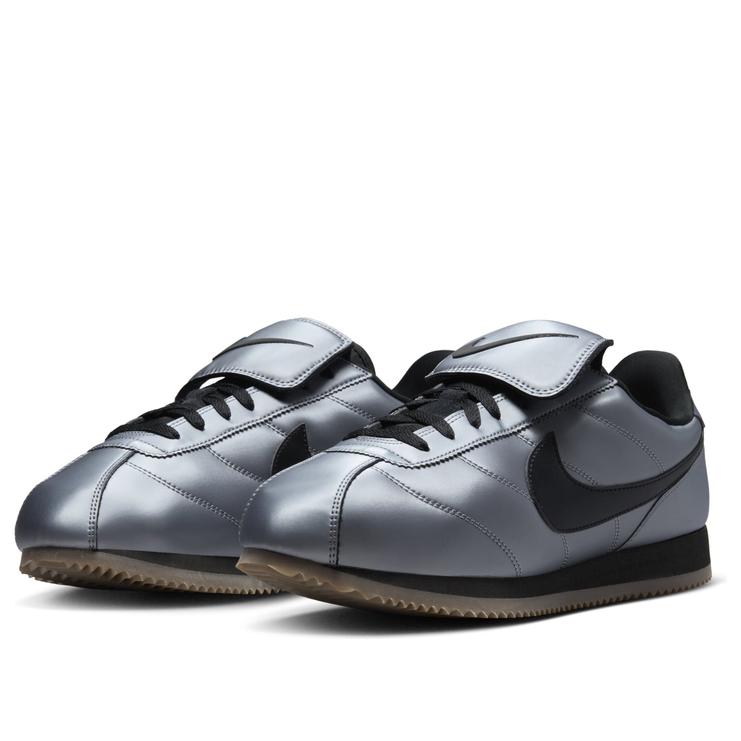 Nike Cortez Leather SE 'Metallic Cool Grey Black' HQ3490-099