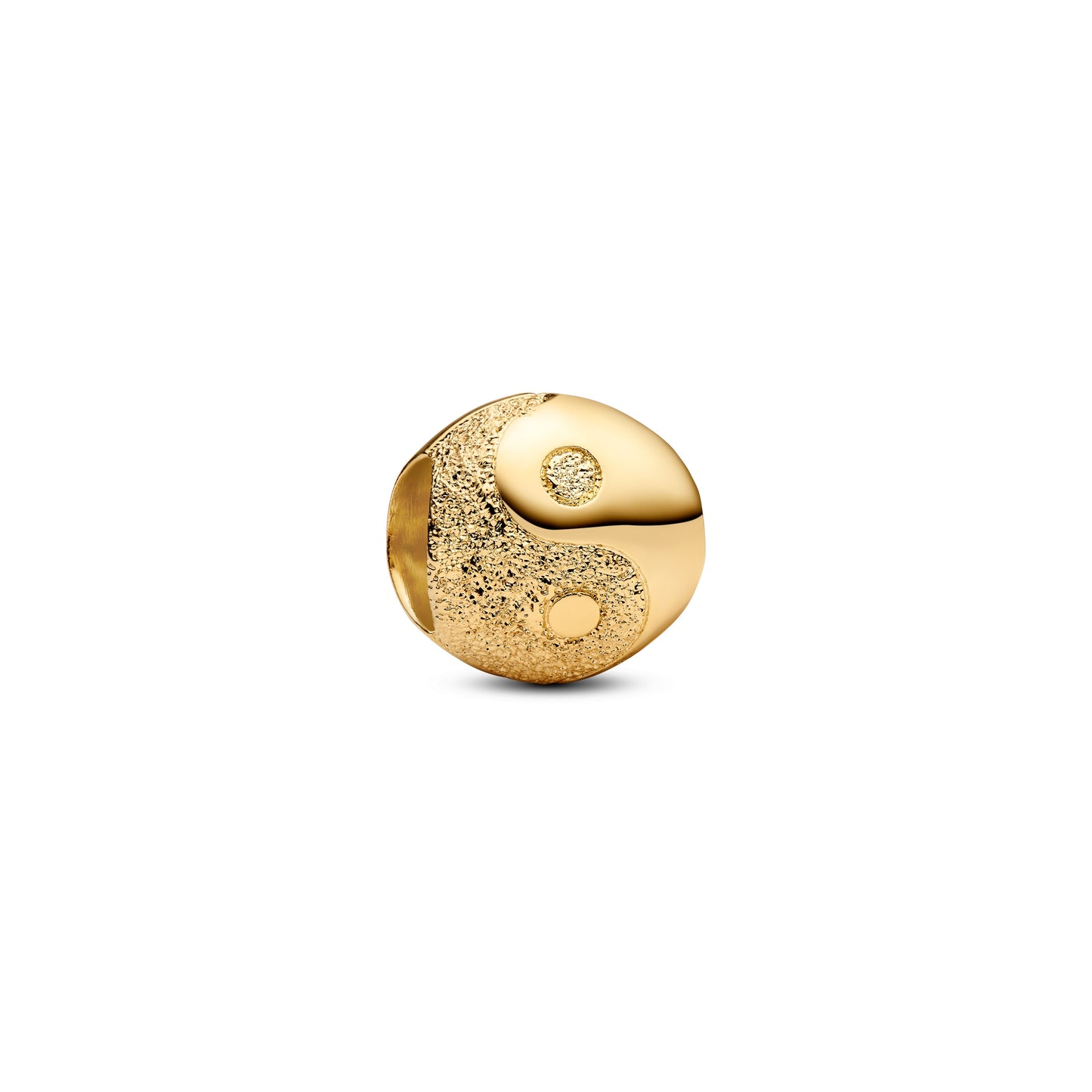 Textured Yin and Yang Mini Charm