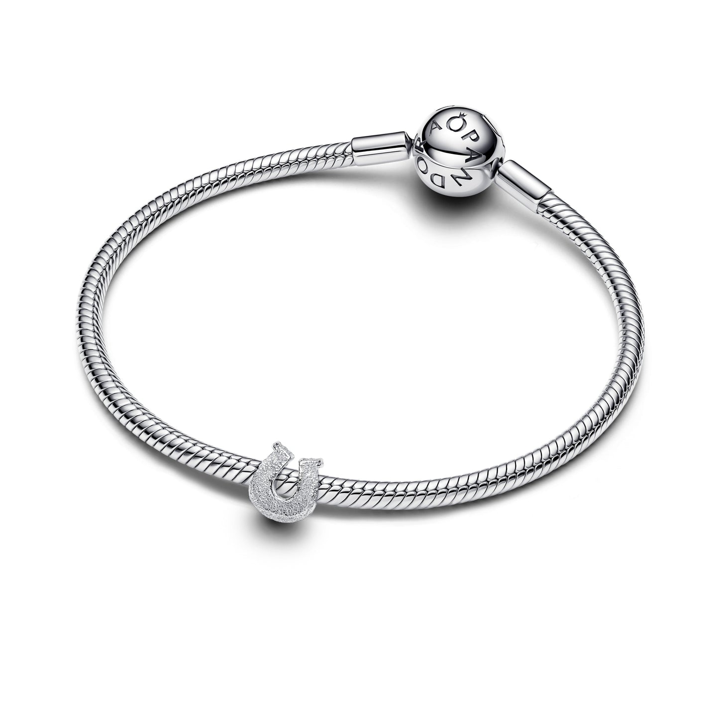 Textured Horseshoe Mini Charm