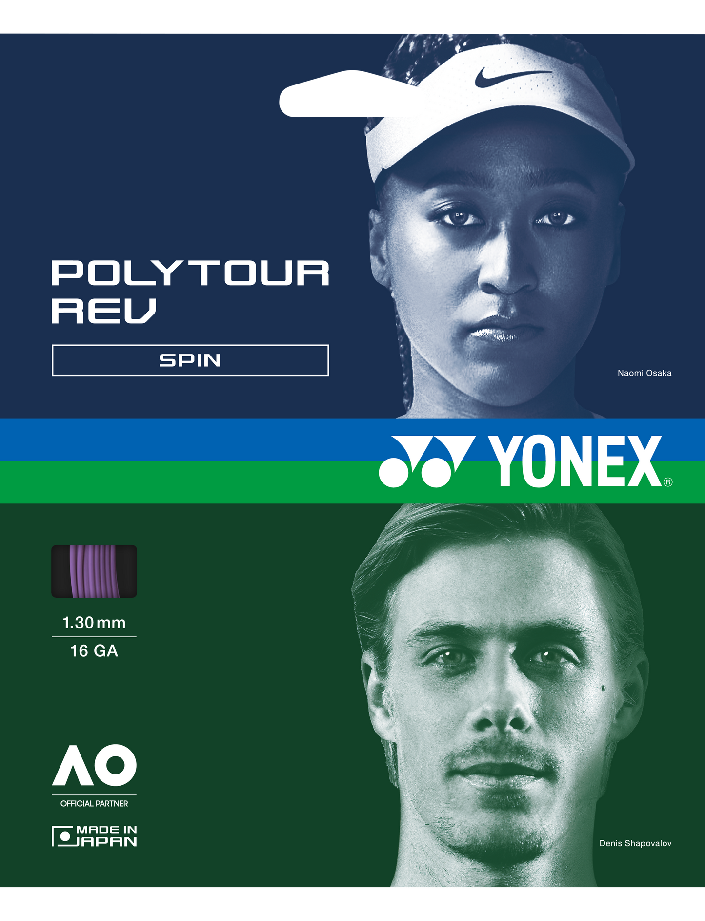 Yonex POLYTOUR REV 130 - SET