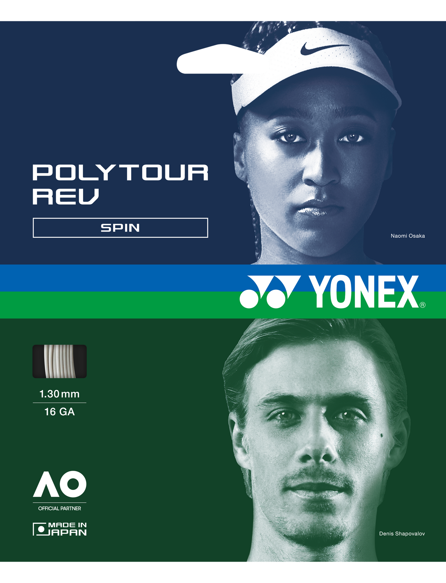 Yonex POLYTOUR REV 130 - SET