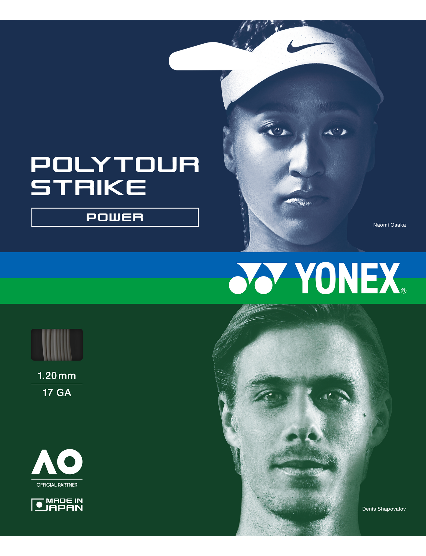 Yonex POLYTOUR STRIKE 120 - SET