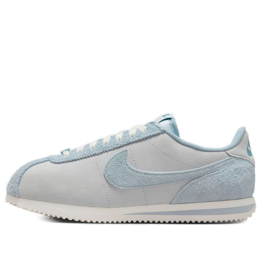(WMNS) Nike Cortez Premium Leather 'Pure Platinum Armory Blue' HQ1500-043
